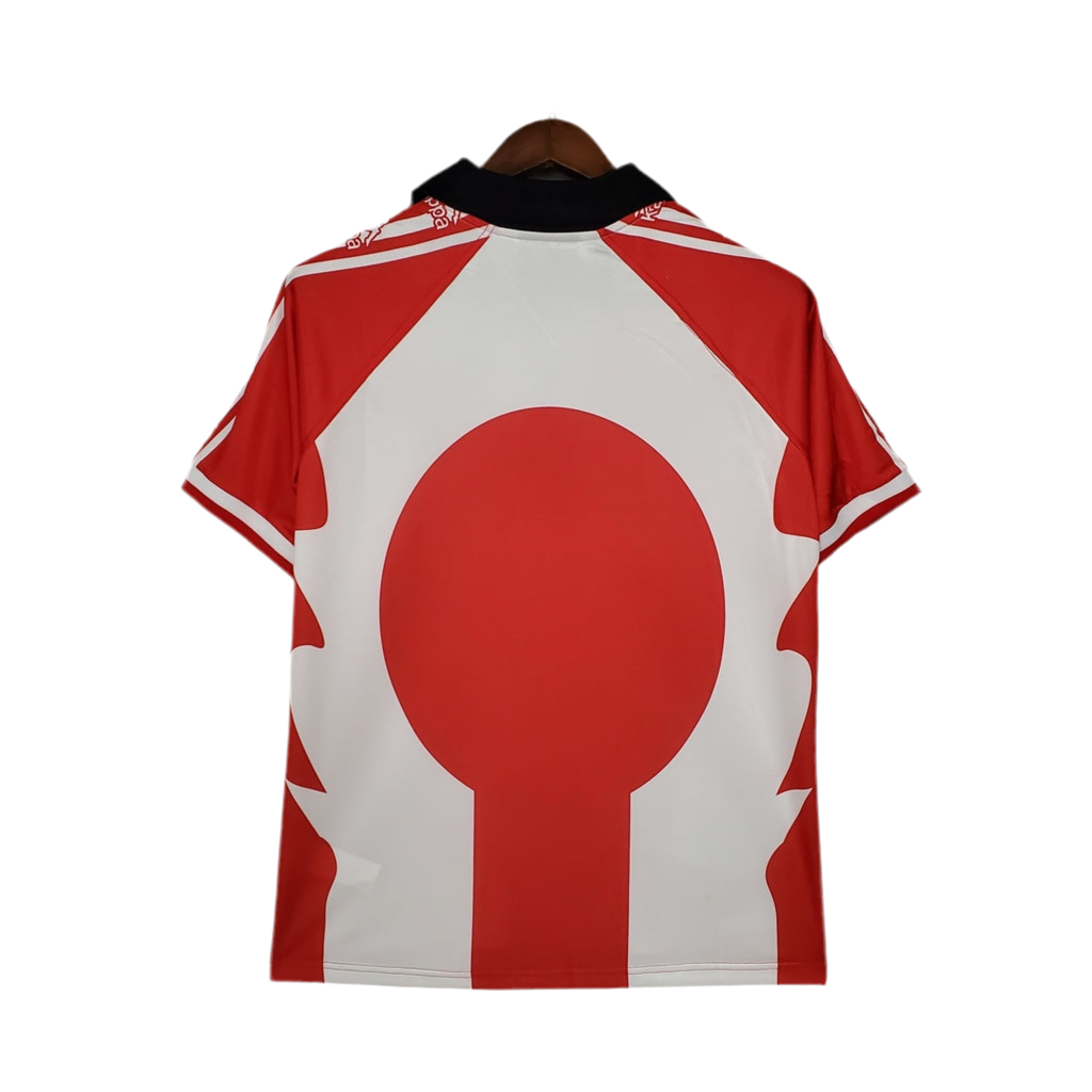 Camisa Athletic Bilbao Retrô 1997/1998 - Vermelha e Branca