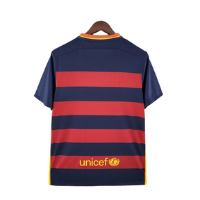 Camisa Barcelona Retrô 15/2016 - Azul e Grená