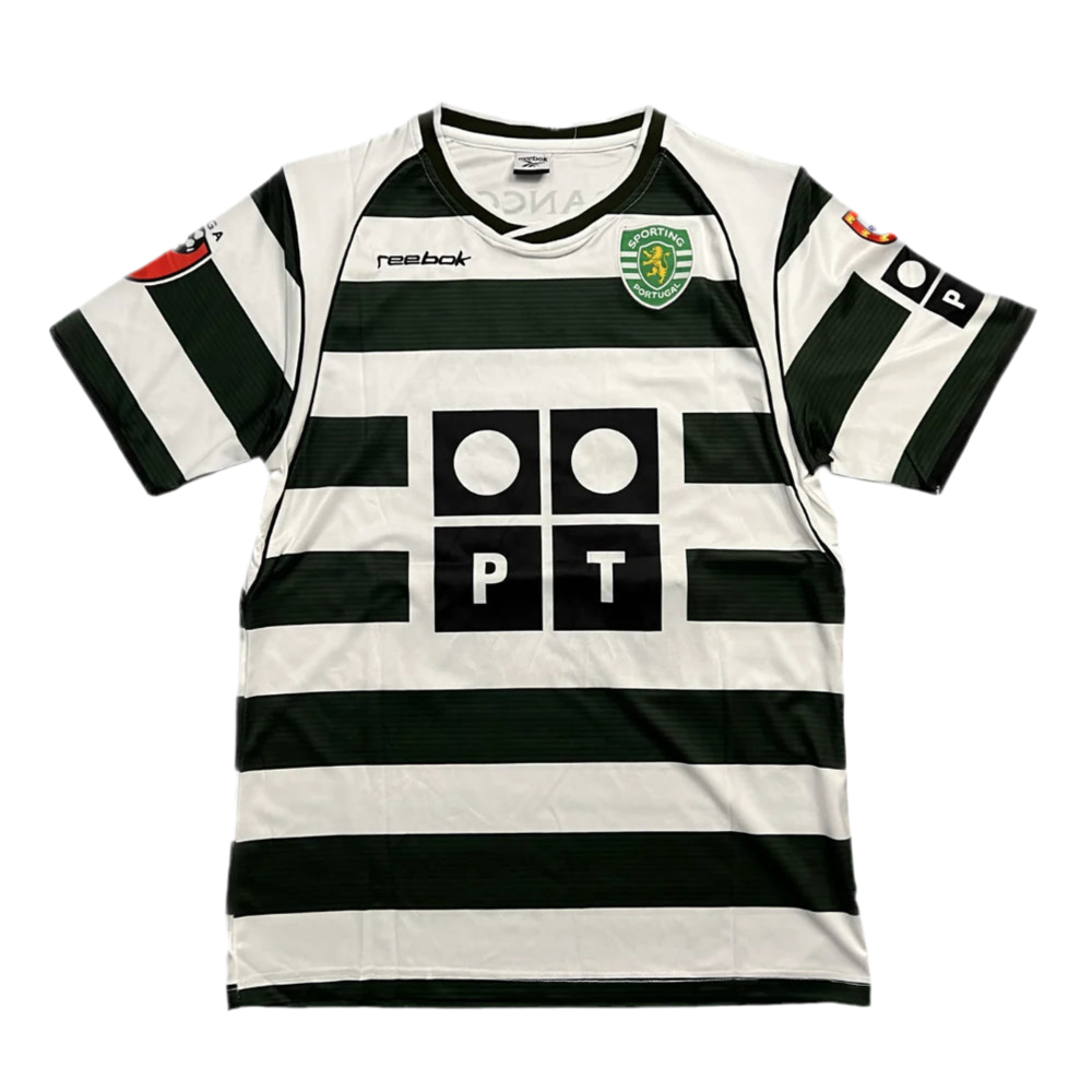 Camisa Retro Sporting I 2002/2003 - Verde e Branco