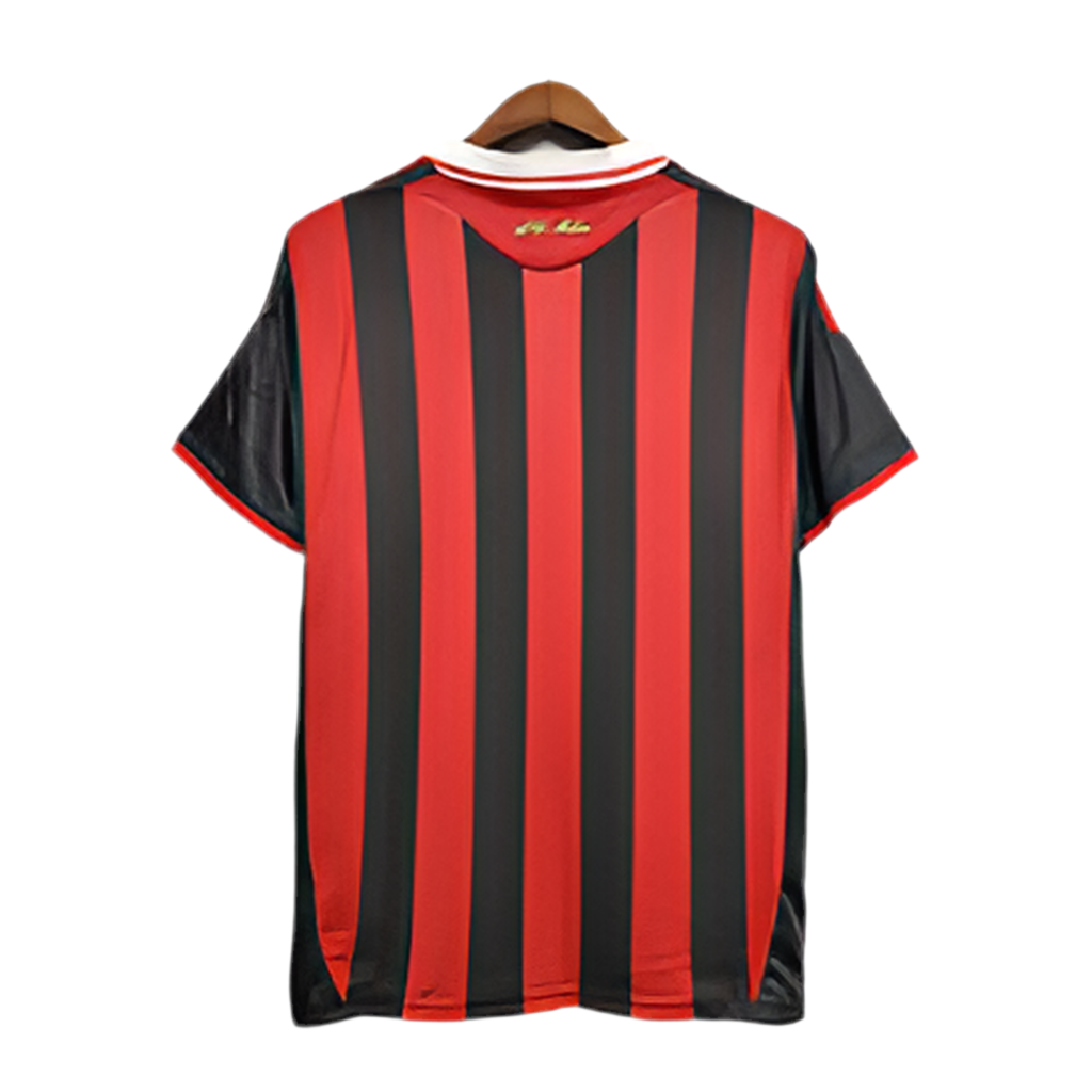 Camisa AC Milan Retrô 09/10 - Vermelha e Preta