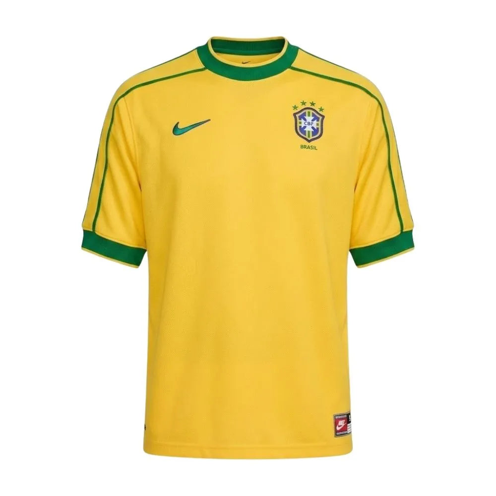 Camisa Seleção Brasileira Reedição 1998 Amarela