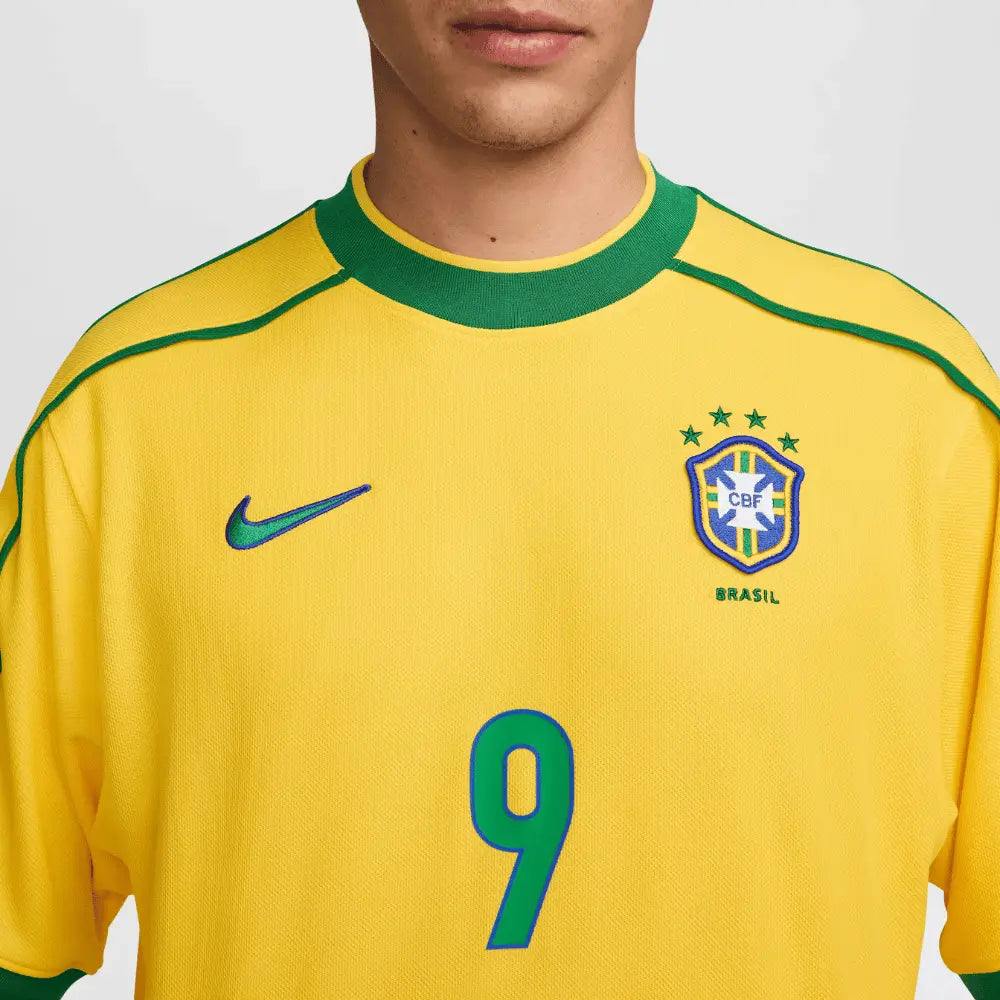 Camisa Seleção Brasileira Reedição 1998 Ronaldo Amarela