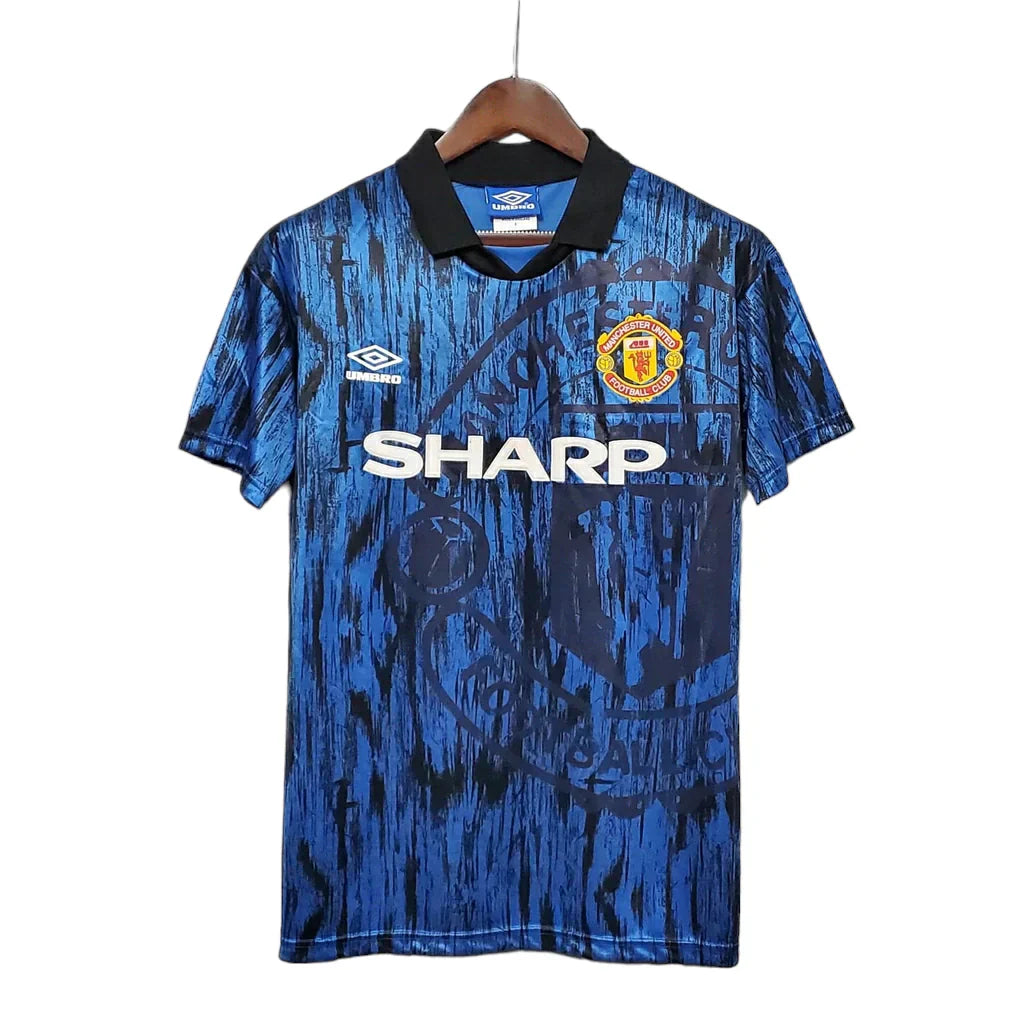Camisa Manchester United  Retrô 92/93 - Azul